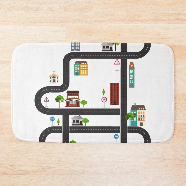 Item preview, Funy Car Road Train Track Playmat Gift product design designed and sold by Lisbob.