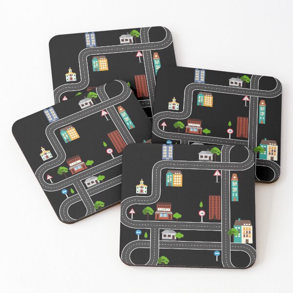 Item preview, Funy Car Road Train Track Playmat Gift product design designed and sold by Lisbob.
