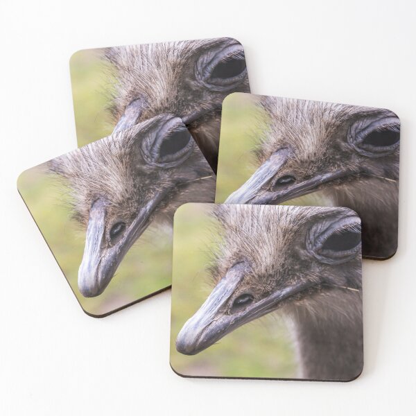 Item preview, Portrait of common ostrich designed and sold by lena-maximova.