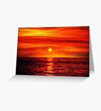 Sunset 10 Greeting Card
