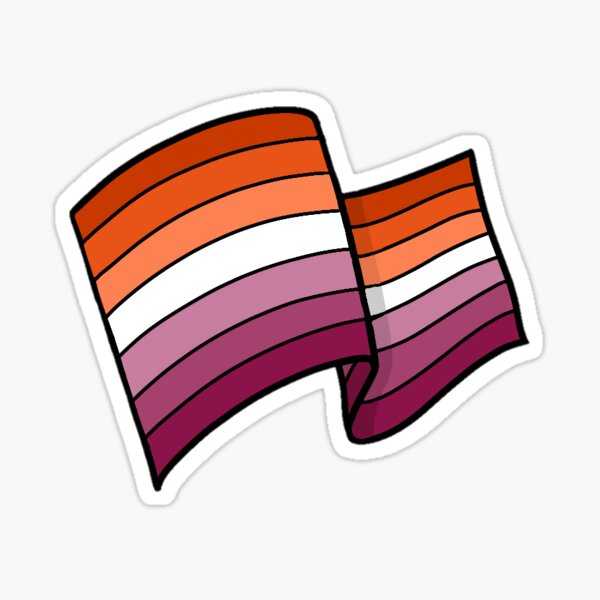 Lesbian Pride Flag Sticker For Sale By Daniiimrtz Redbubble 6445