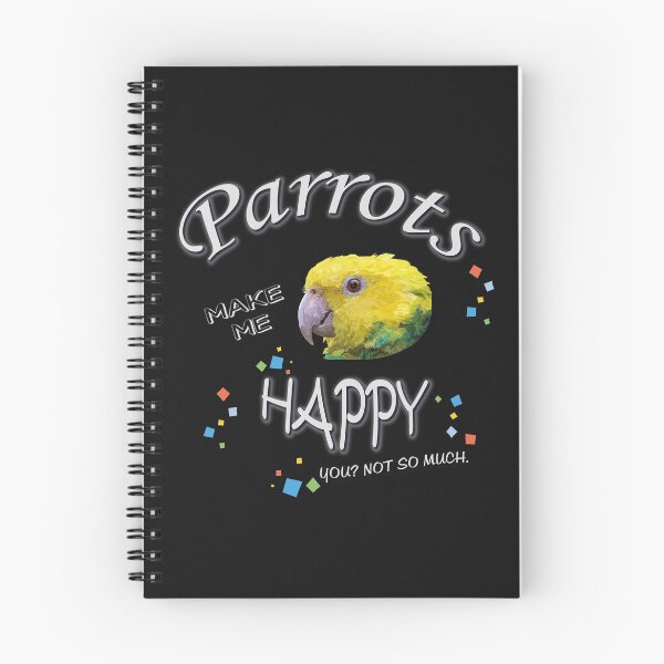 Item preview, parrots make me happy designed and sold by obscurite.