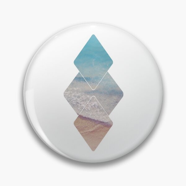 Item preview, Geometric Art ,Ocean Drawing with Beach and Sand Photography designed and sold by samasa66.