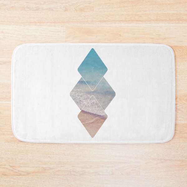 Item preview, Geometric Art ,Ocean Drawing with Beach and Sand Photography designed and sold by samasa66.