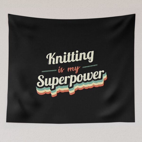 Item preview, Knitting is my Superpower  designed and sold by Custom365.