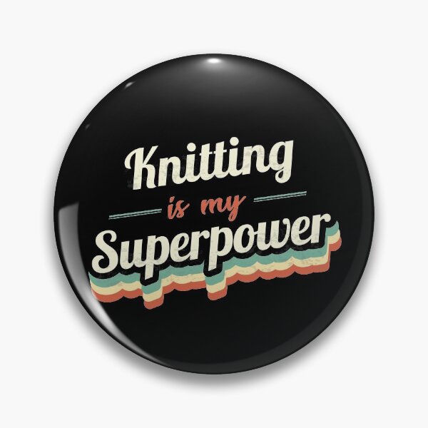 Item preview, Knitting is my Superpower  designed and sold by Custom365.