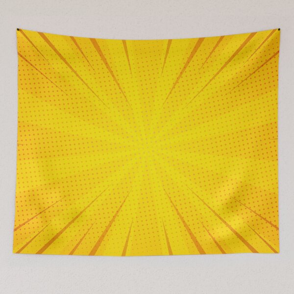 Item preview, Abstract yellow comic zoom designed and sold by JullBidukha.