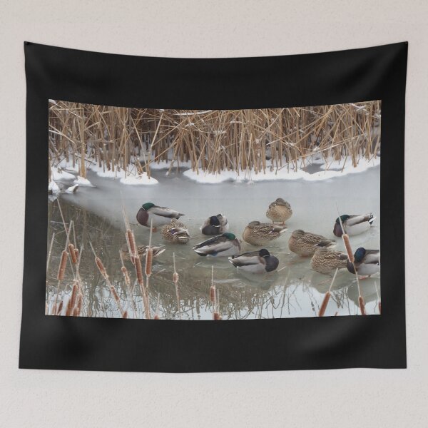 Item preview, Winter Ducks designed and sold by WanderingBark.
