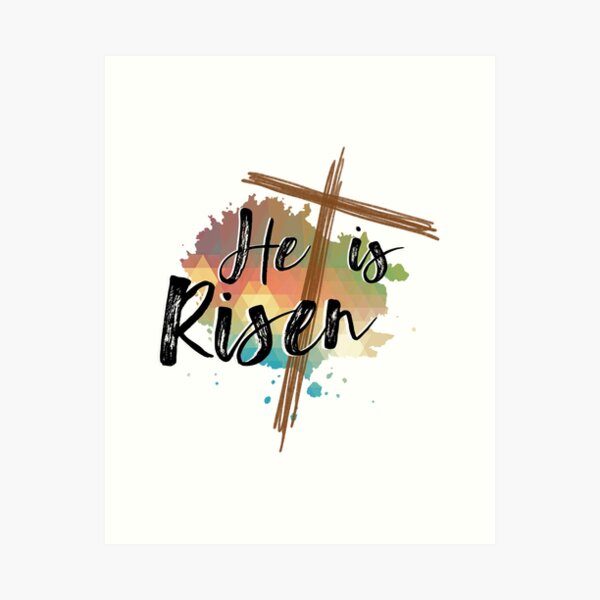 Item preview, He is Risen | Easter | Religious | Christian designed and sold by GardenSwingArt.