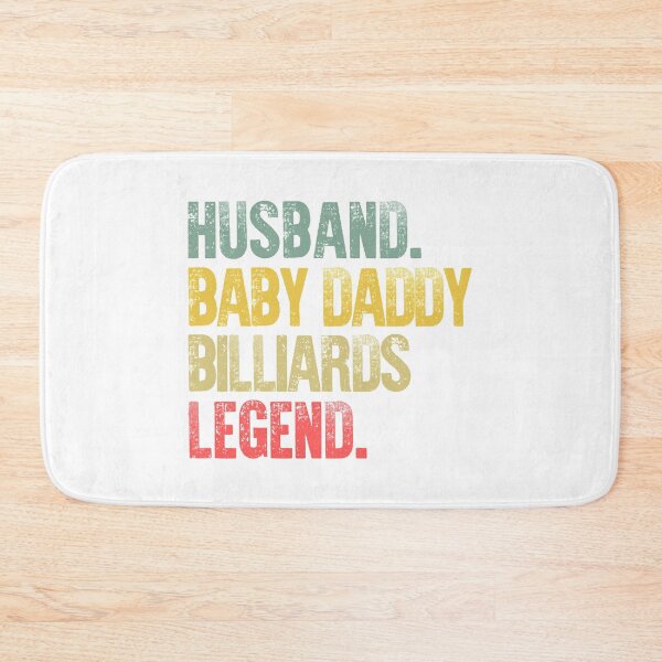 Item preview, Funny Men Vintage T Shirt Husband Baby Daddy Billiards Legend designed and sold by Bendthetrend.