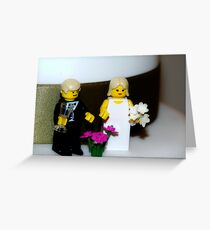 Minifig Wedding Greeting Card