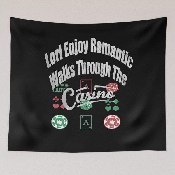 Item preview, I Enjoy Romantic Walks Through The Casino / Funny Gamble Gambler Gambling Slots Black Jack Poker Play Cards Birthday Gift Shirt T-Shirt Tee designed and sold by madd4578.