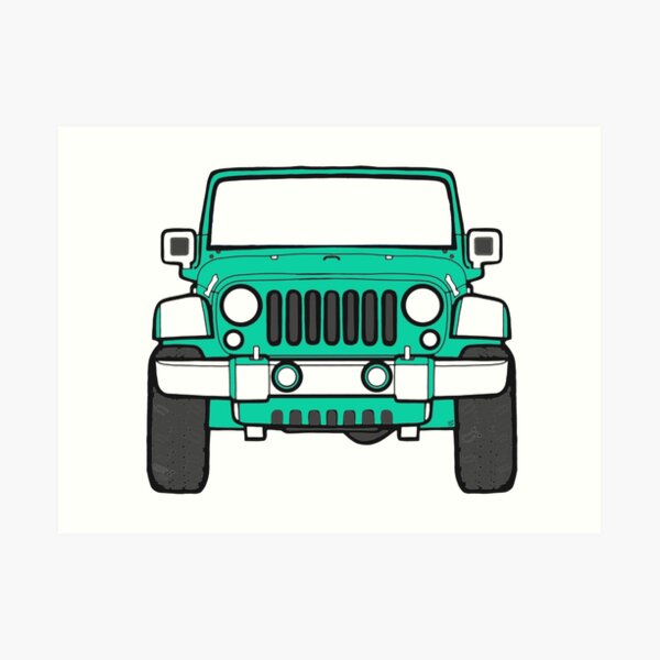 Stiles Jeep Art Prints Redbubble