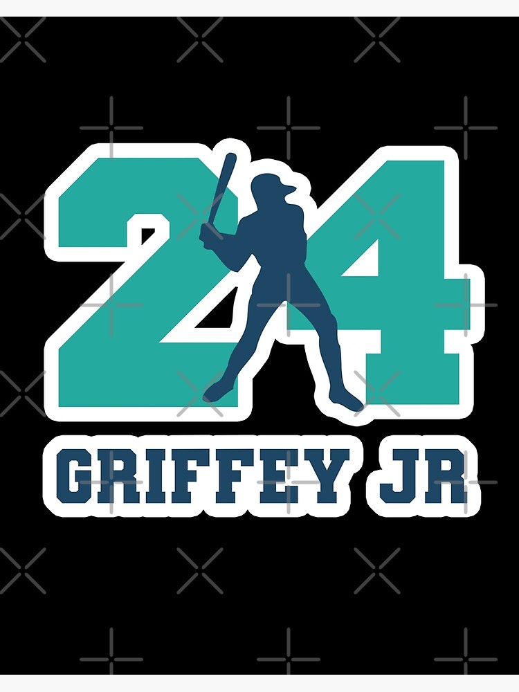 Art Seattle Mariners Ken Griffey Jr 24 2020 MLB Baseball Green