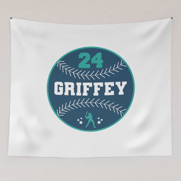 Item preview, 24 Ken Griffey Jr, The Kid, Seattle Redro Baseball, Ken Griffey Junior,  designed and sold by ahmedelatitt.