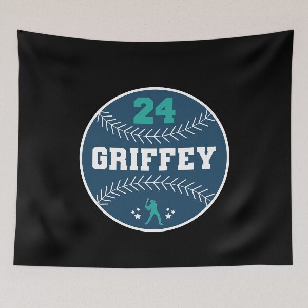 Item preview, 24 Ken Griffey Jr, The Kid, Seattle Redro Baseball, Ken Griffey Junior,  designed and sold by ahmedelatitt.