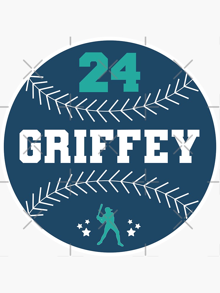 Ken Griffey Jr #24 Seattle Mariners Black ALL OVER India