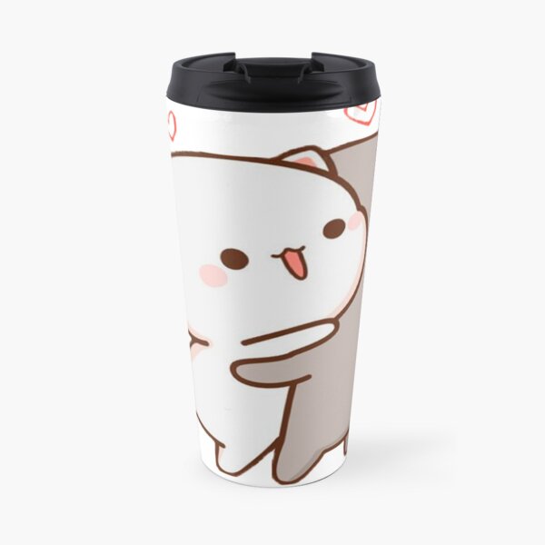 Hugging Cats, Cute Love Travel Mug