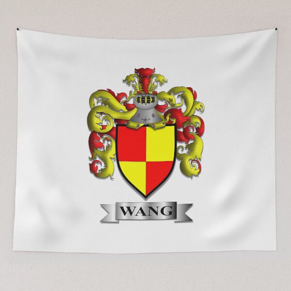 Item preview, Wang Family Name, Heraldic Crest And Shield designed and sold by Paddyarts.
