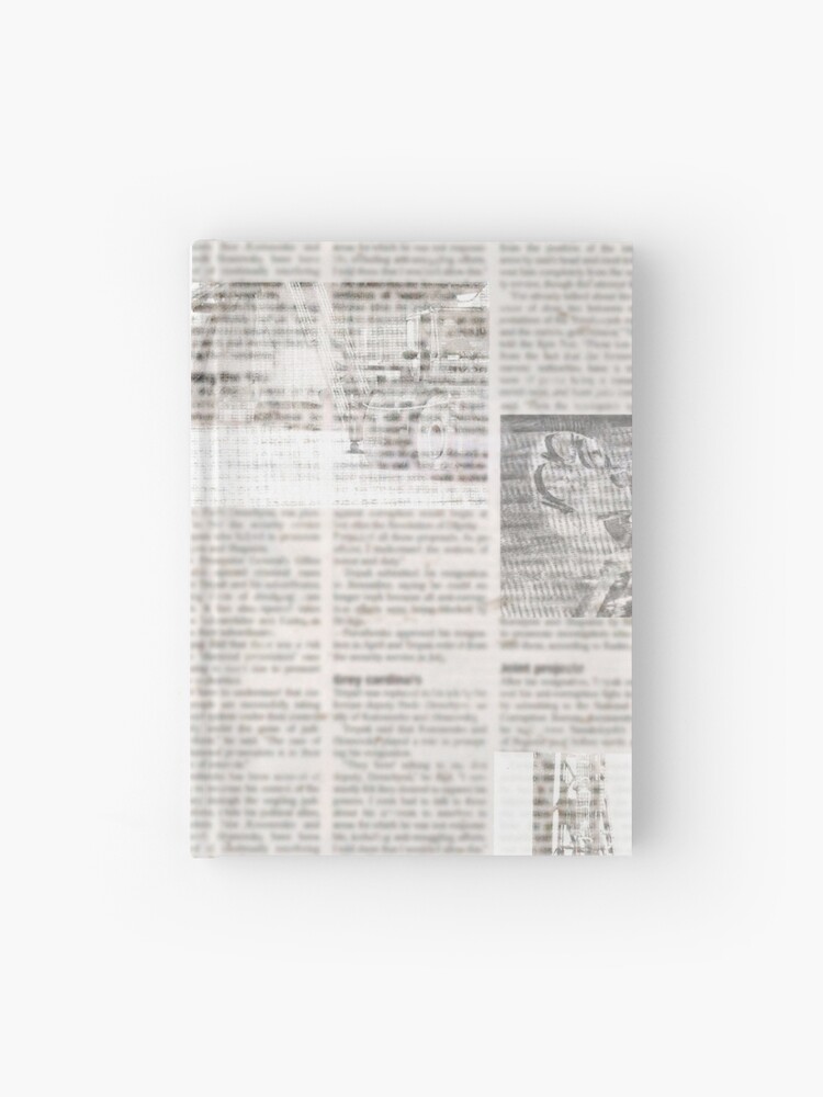 Newspaper Paper Grunge Aged Newsprint Seamless Pattern Vintage Old