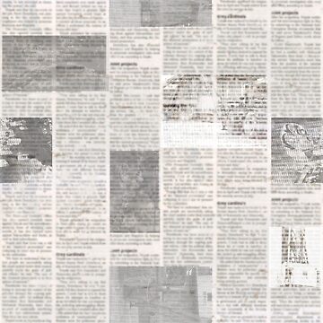 Old grunge unreadable vintage newspaper paper texture seamless pattern  Poster for Sale by olgersart
