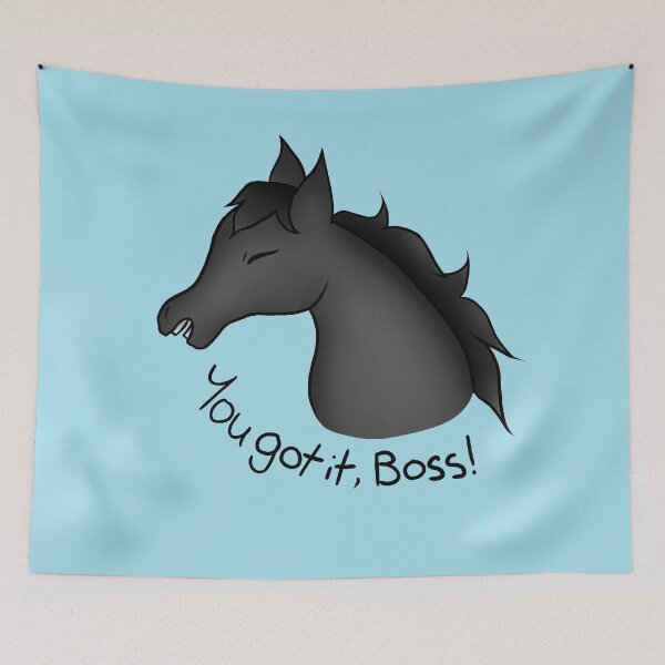 Item preview, Black Jack "You got it, Boss!" designed and sold by Makieroon.