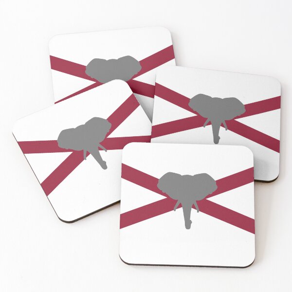 Item preview, Alabama Face Mask, Alabama Dixie State Flag Elephant designed and sold by peachyline.