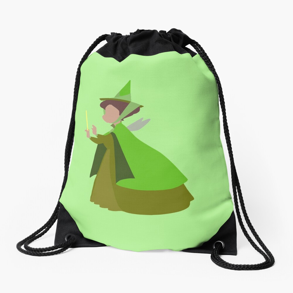 The Green Fairy Drawstring Bag