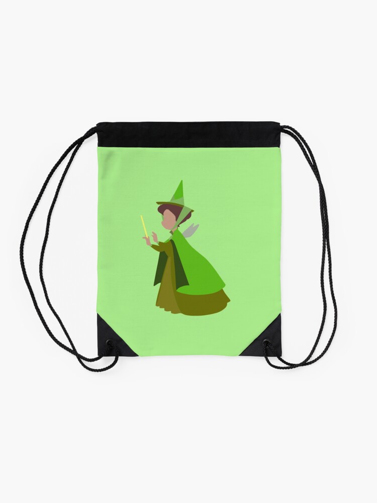 Alternate view of The Green Fairy Drawstring Bag
