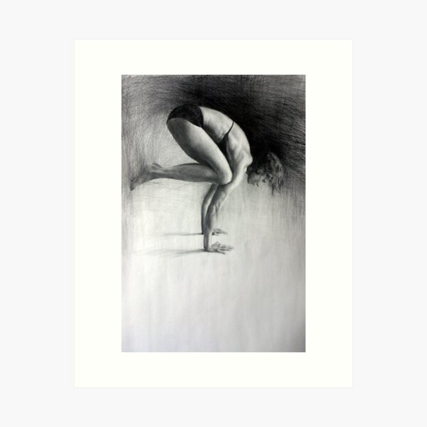 Bakasana Art Print