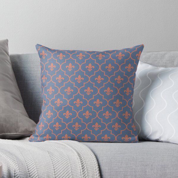 Fleur de Lys Throw Pillow