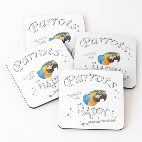 Item preview, parrots make me happy designed and sold by obscurite.
