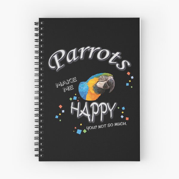 Item preview, parrots make me happy designed and sold by obscurite.