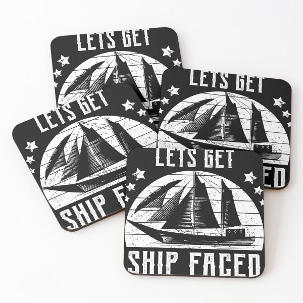 Item preview, Cruise product Get Ship Faced Pun Drinking Tee designed and sold by Lisbob.