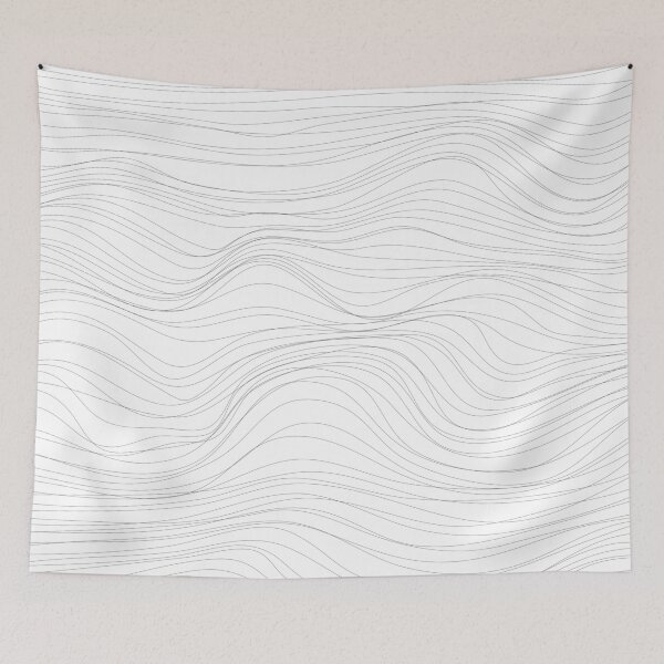 Item preview, Wave texture white background designed and sold by JullBidukha.