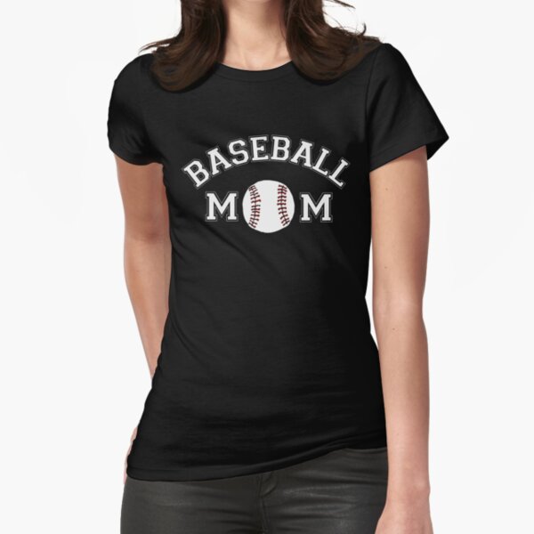 EQWLJWE Baseball Mom Shirts for Women Funny Baseball Mama Letter Print Tee  Shirt Casual Softball Graphic Gifts Tee Top 