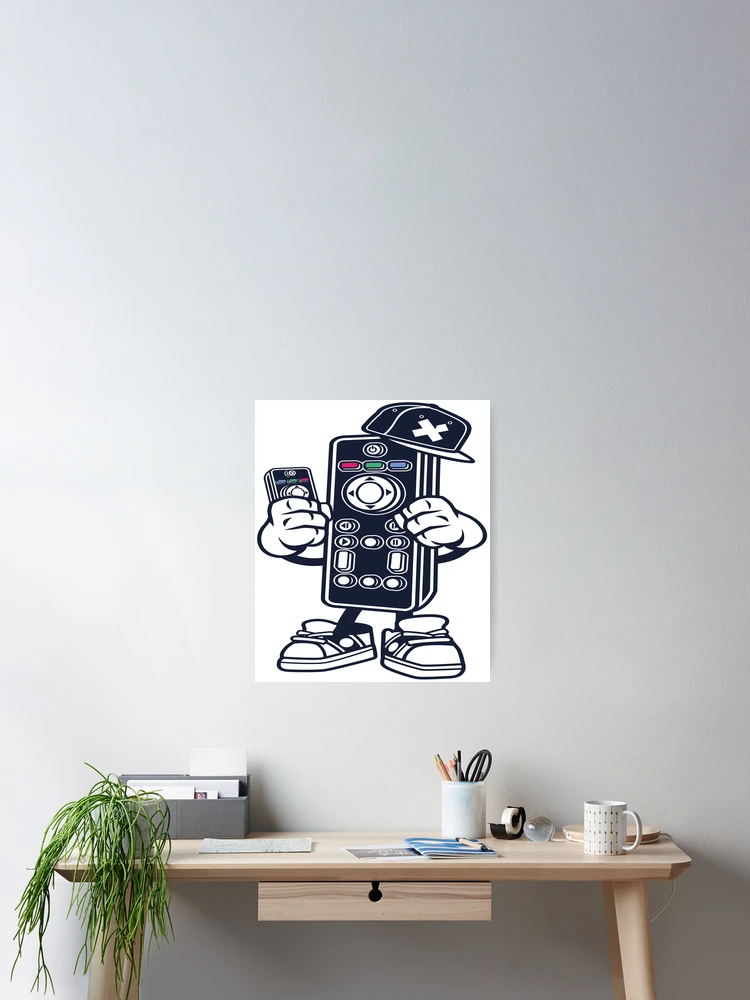 Thumbnail 2 of 3, Poster, Remote Control designed and sold by cartoonbug.