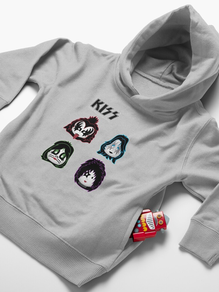 Alternate view of Kiss Band - Solo - Cute design for kids Toddler Pullover Hoodie