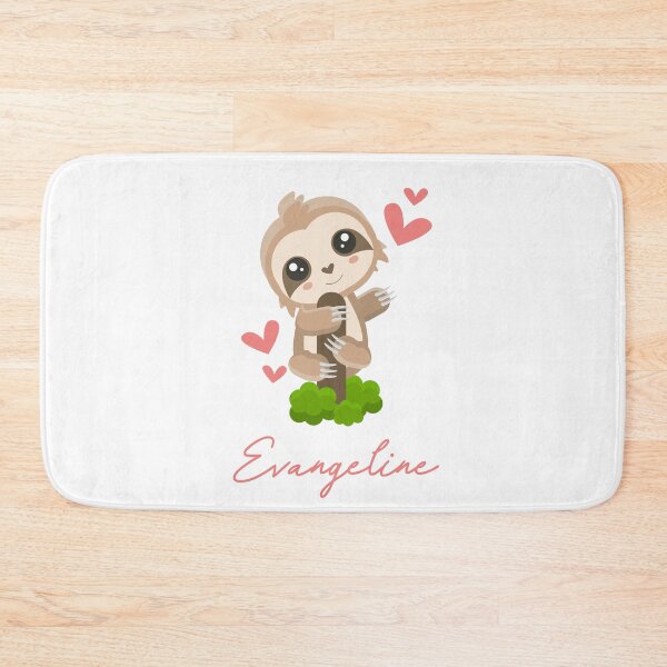 Item preview, Evangeline Sloth Baby Girl Cute Hearts designed and sold by HelloFromAja.