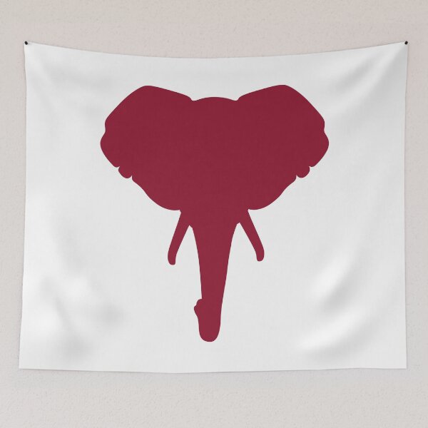Item preview, Alabama Face Mask, Alabama State Elephant designed and sold by peachyline.