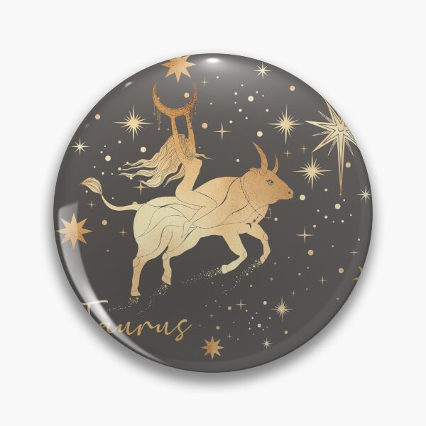 Item preview, Taurus Astrological Sign Woman Riding a Bull in the Stars designed and sold by Breece.