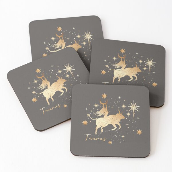 Item preview, Taurus Astrological Sign Woman Riding a Bull in the Stars designed and sold by Breece.