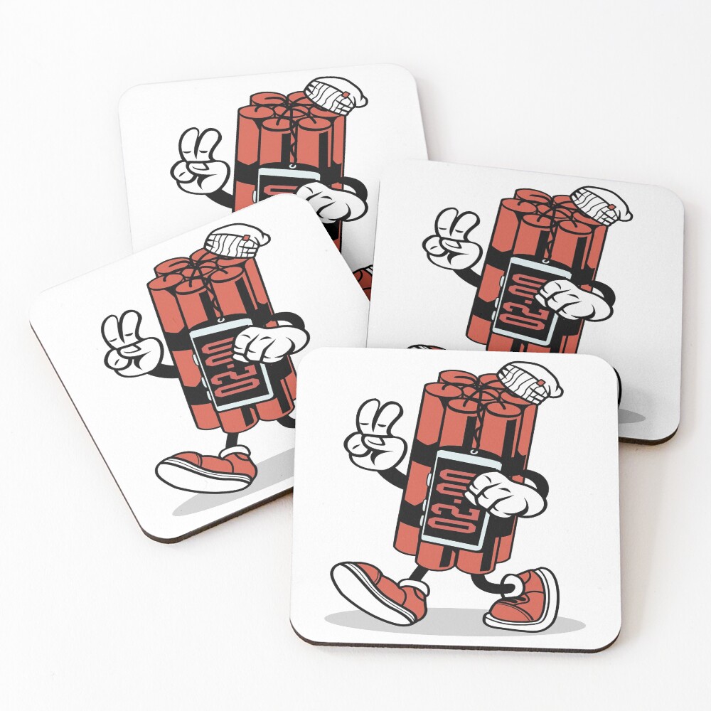 Item preview, Coasters (Set of 4) designed and sold by cartoonbug.