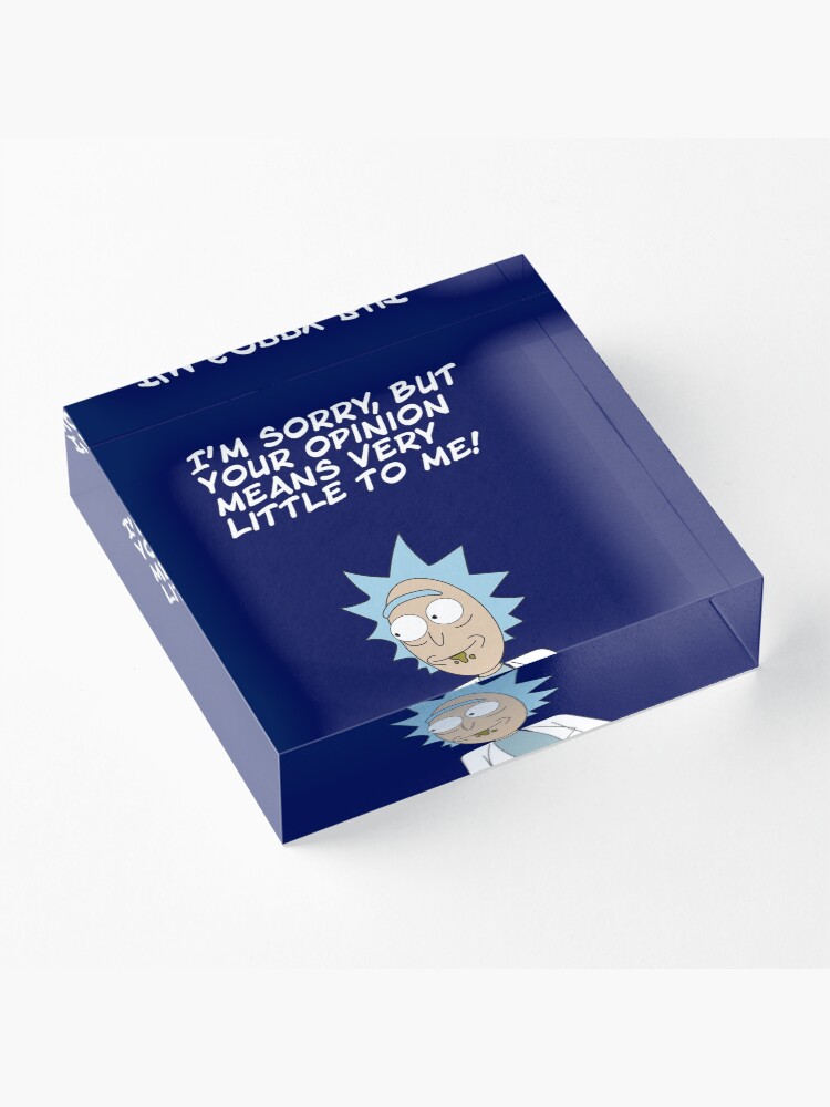 Alternate view of Your opinion Acrylic Block