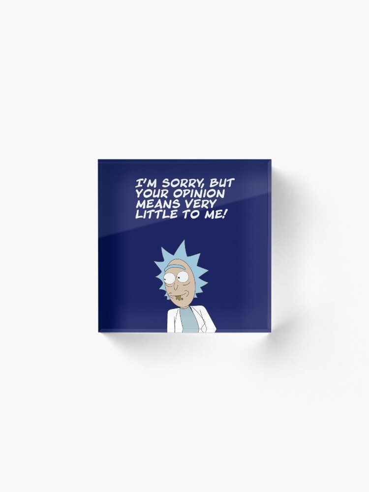 Alternate view of Your opinion Acrylic Block