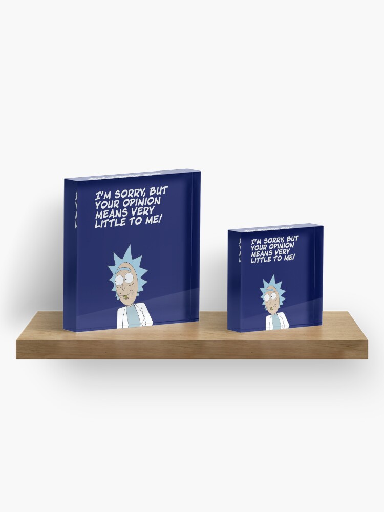 Alternate view of Your opinion Acrylic Block