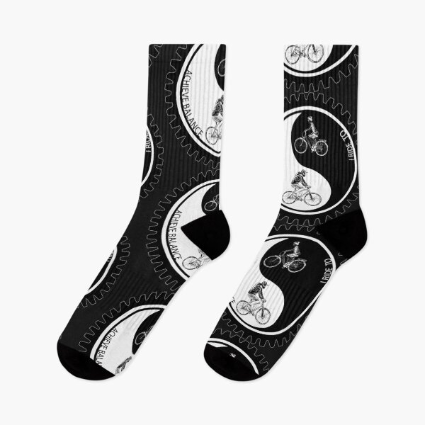 Item preview, Ying Yang Zen Bicycle Mountain Bike Cyclist Biker designed and sold by arrowroottees.