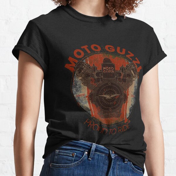 Proud to ride - MG V-Twin Italian engine T-shirt classique