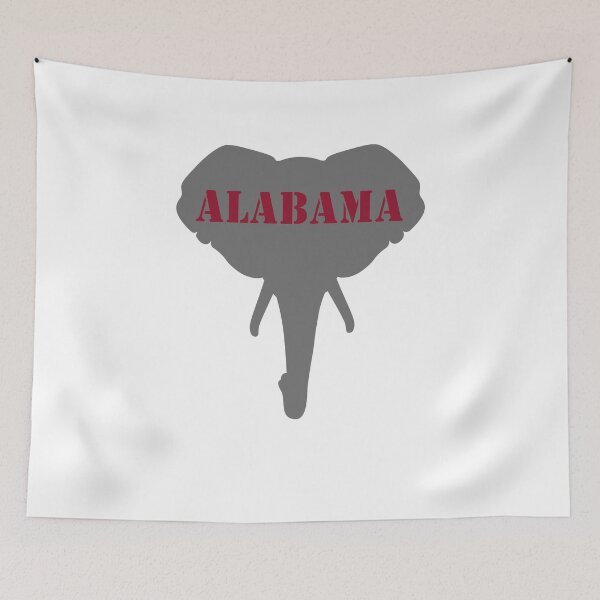 Item preview, Alabama Face Mask, Alabama State Elephant designed and sold by peachyline.