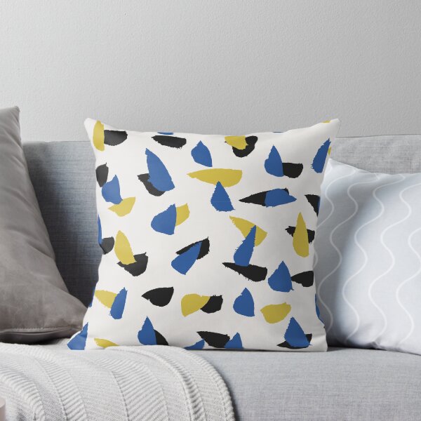 Item preview, Blue, Yellow & Black Abstract designed and sold by IVETA ANGELOVA.